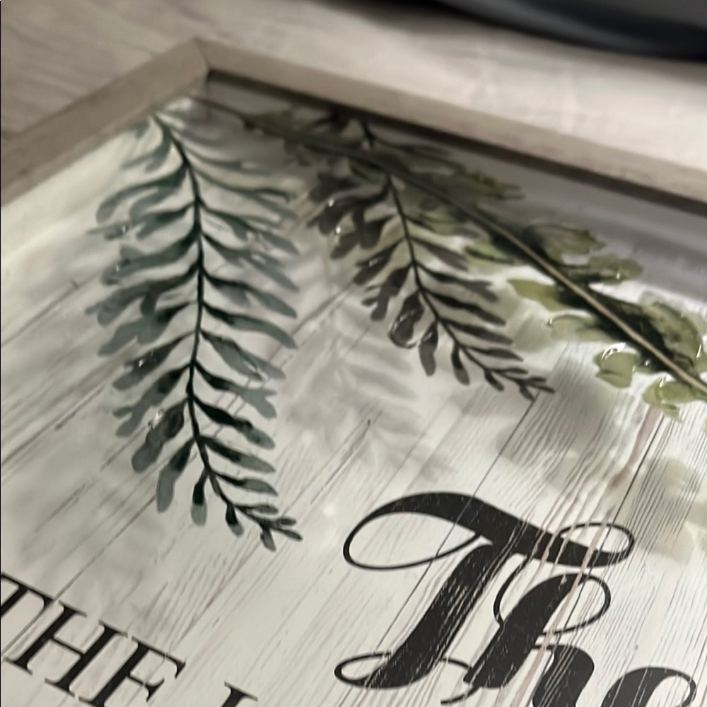 Inspirational Framed Wall Art with Greenery - Picture 5 of 6